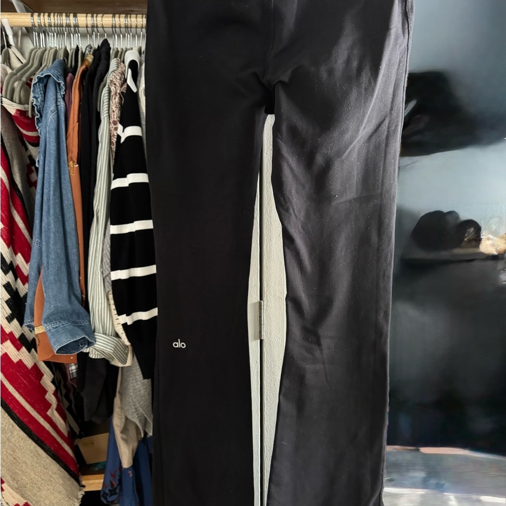ALO flare Black High-Waisted Leggings